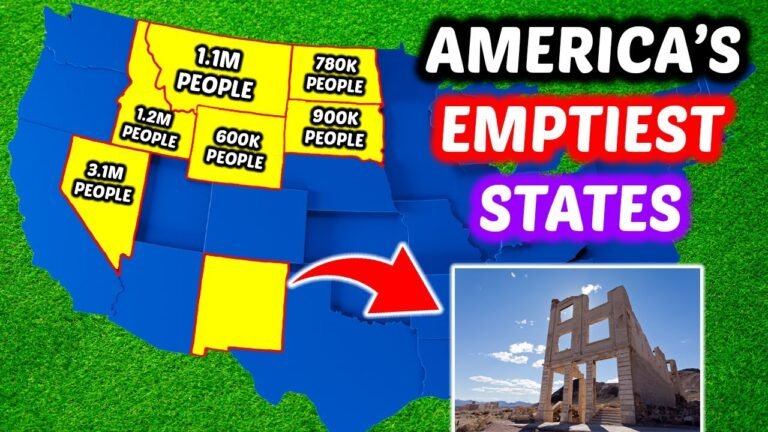 Why Nobody Lives in These 10 Empty States #travel #usatravel #realestate